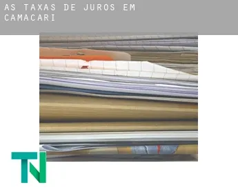 As taxas de juros em  Camaçari