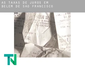 As taxas de juros em  Belém de São Francisco