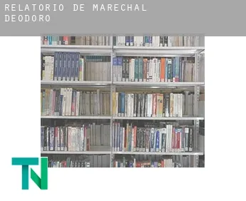 Relatório de  Marechal Deodoro