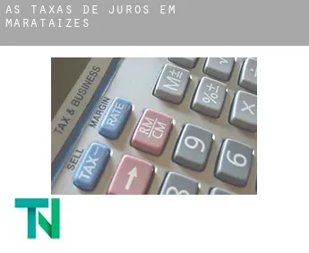 As taxas de juros em  Marataizes