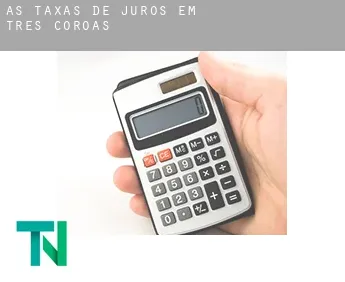 As taxas de juros em  Três Coroas