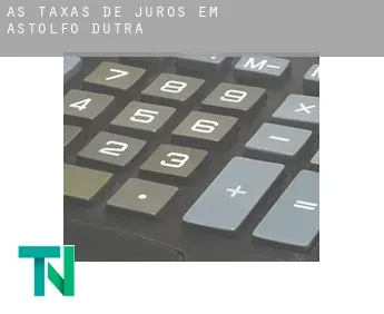 As taxas de juros em  Astolfo Dutra