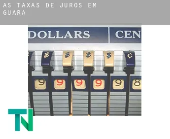 As taxas de juros em  Guará