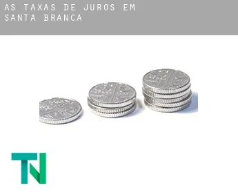 As taxas de juros em  Santa Branca