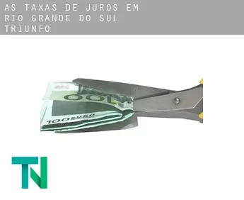 As taxas de juros em  Triunfo (Rio Grande do Sul)