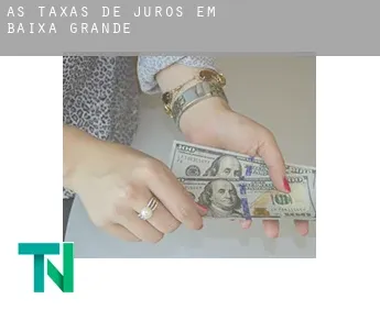 As taxas de juros em  Baixa Grande