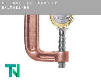 As taxas de juros em  Brumadinho