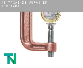 As taxas de juros em  Toritama