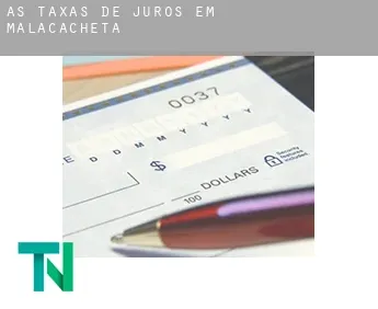 As taxas de juros em  Malacacheta