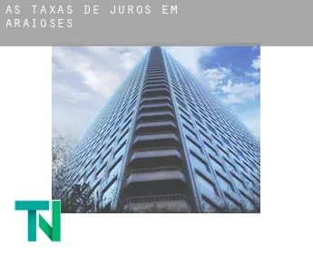 As taxas de juros em  Araioses