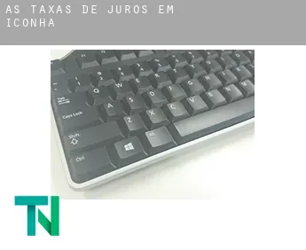 As taxas de juros em  Iconha