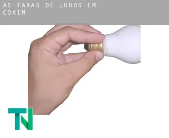 As taxas de juros em  Coxim