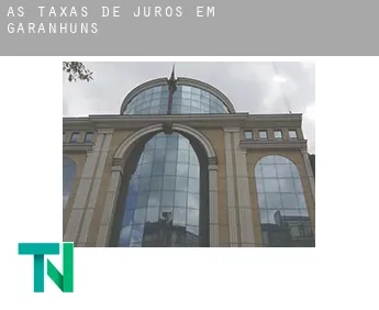 As taxas de juros em  Garanhuns