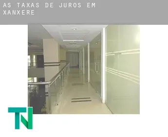 As taxas de juros em  Xanxerê