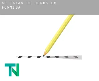 As taxas de juros em  Formiga