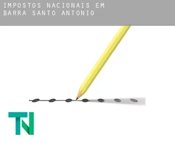 Impostos nacionais em  Barra de Santo Antônio