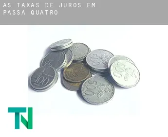 As taxas de juros em  Passa Quatro