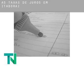 As taxas de juros em  Itaboraí