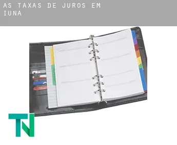 As taxas de juros em  Iúna