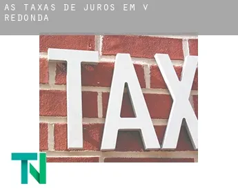 As taxas de juros em  V Redonda