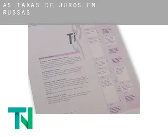 As taxas de juros em  Russas