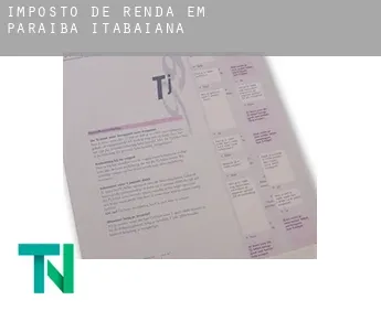 Imposto de renda em  Itabaiana (Paraíba)