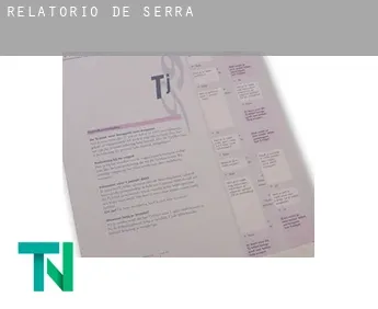 Relatório de  Serra
