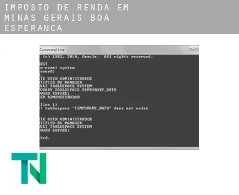 Imposto de renda em  Boa Esperança (Minas Gerais)