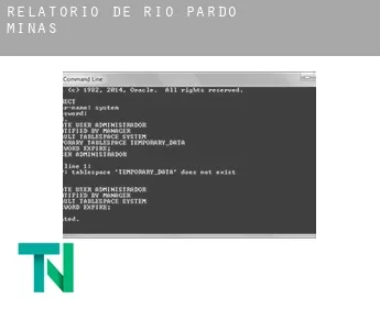 Relatório de  Rio Pardo de Minas
